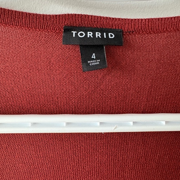 Torrid Women's Rust Cardigan - Picture 2 of 7